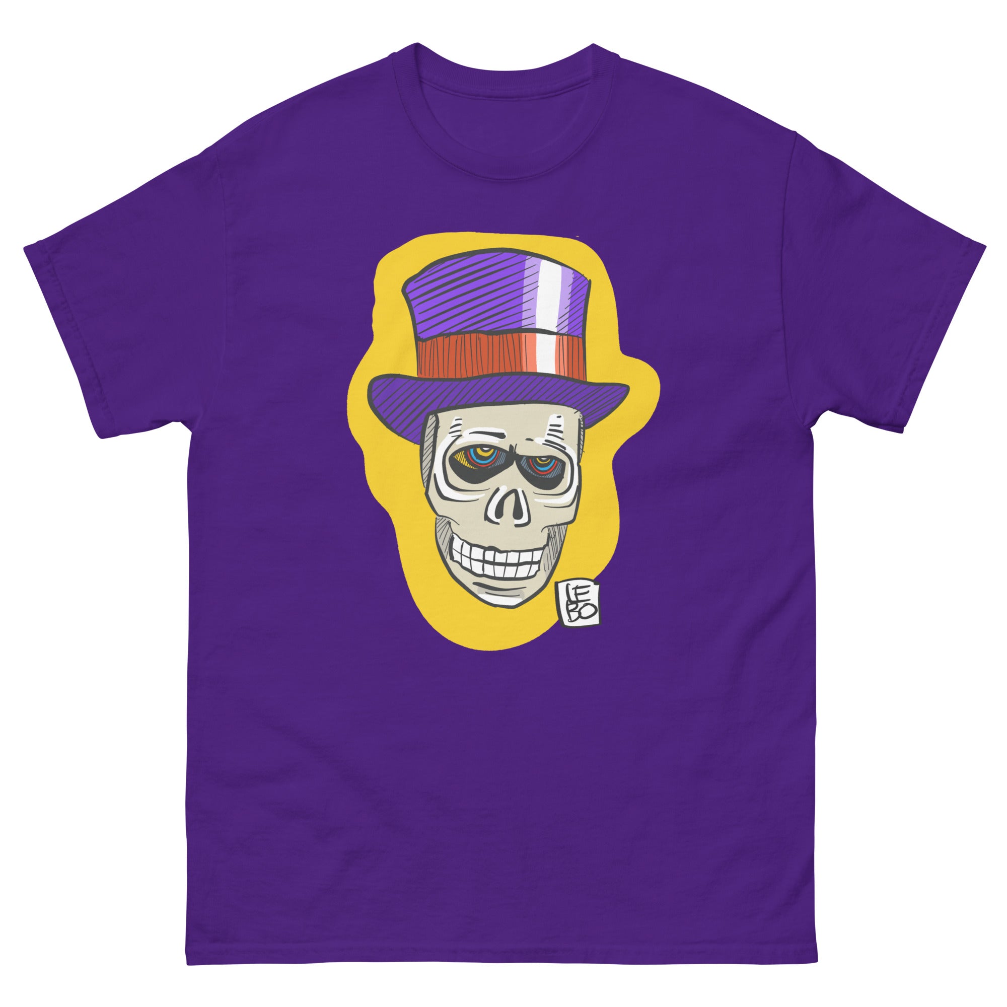 Mr Tricks & Treats Skull - Lebo Short Sleeve Unisex T-Shirt